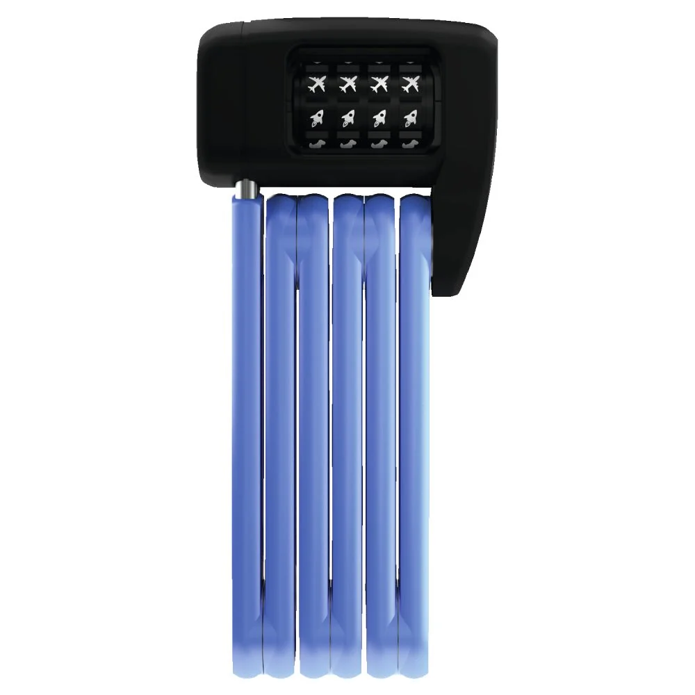Abus Bordo Lite Mini 6055C Folding Lock Combo  60cm 5mm Blue