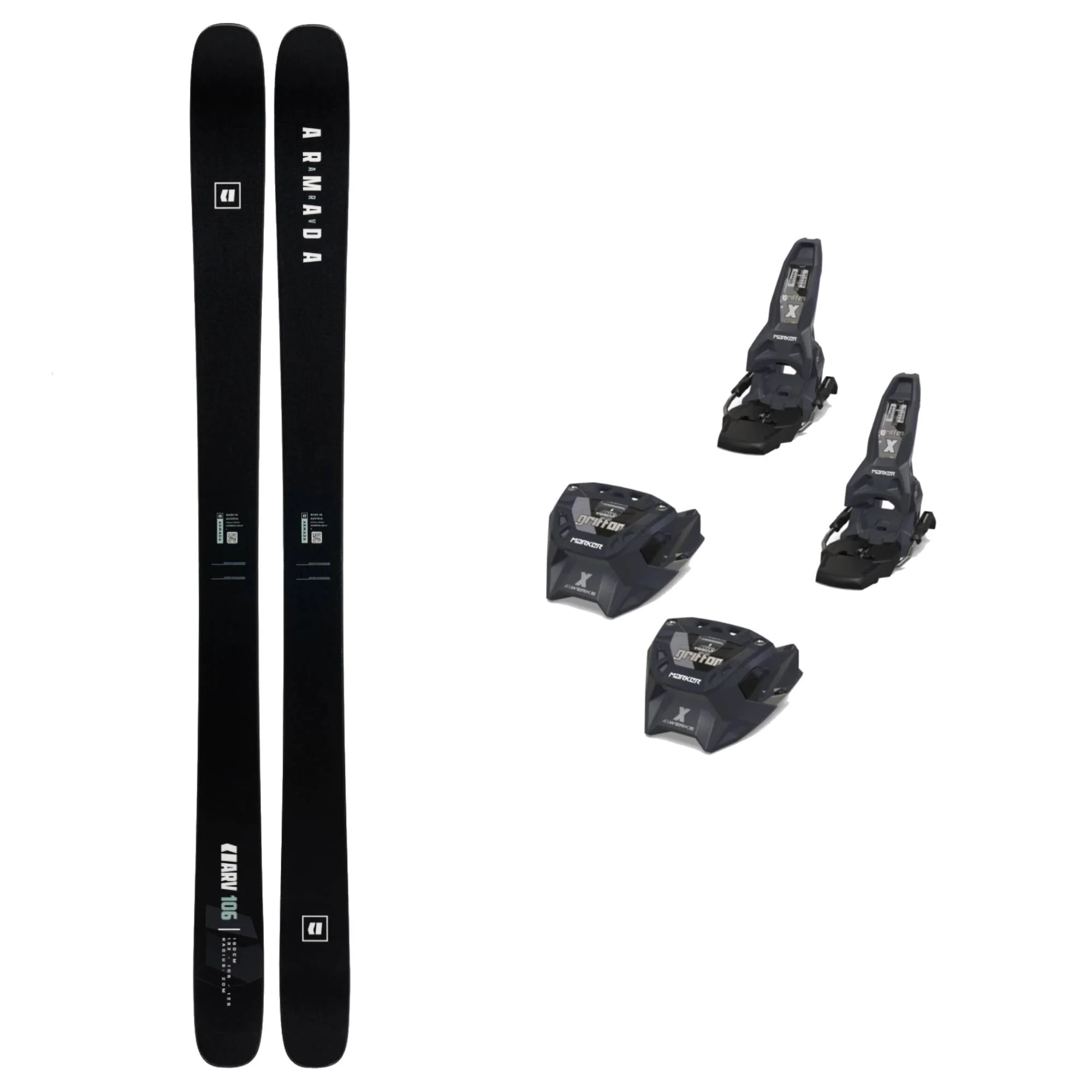 Armada ARV 106 Ski + Griffon X 13 MWerks Bindings 2026 Bundle - Image 2