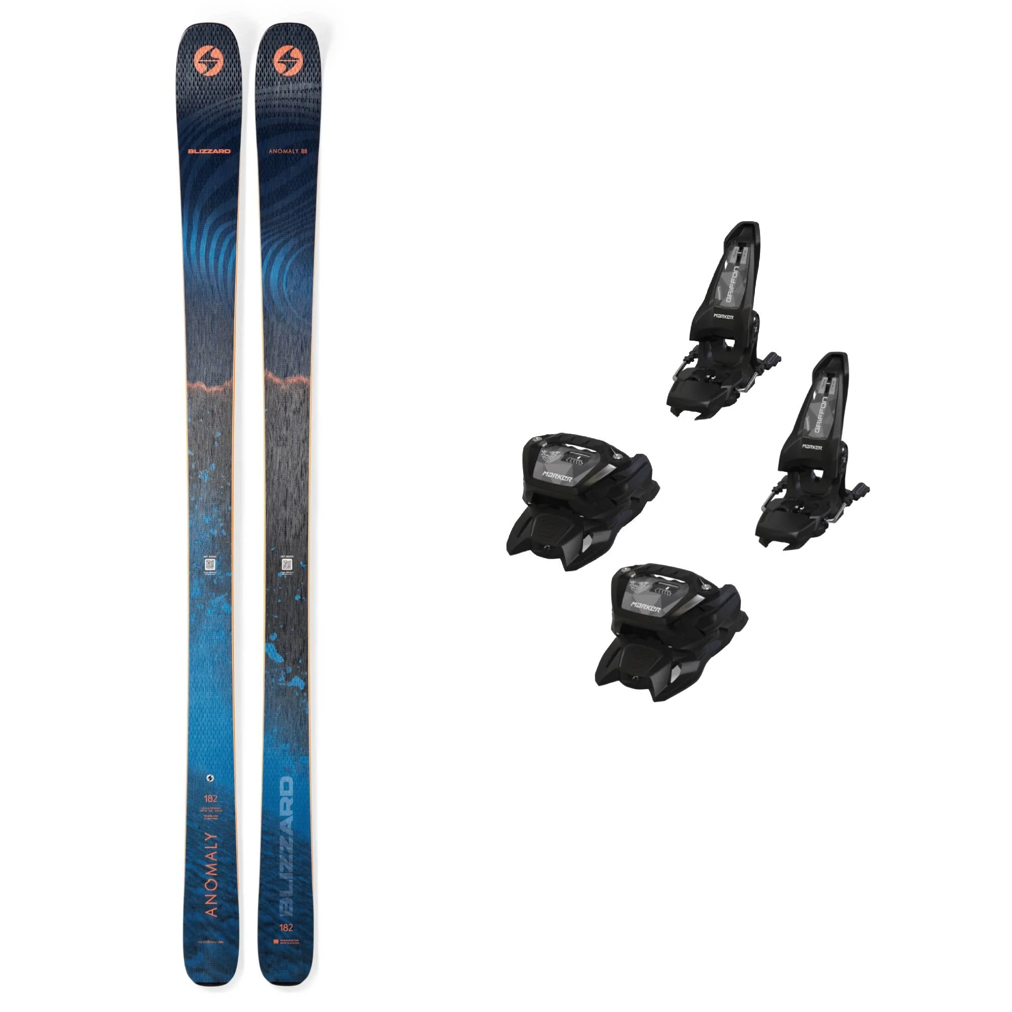 Blizzard Anomaly 88 Ski + Griffon 13 Bindings 2026 Bundle