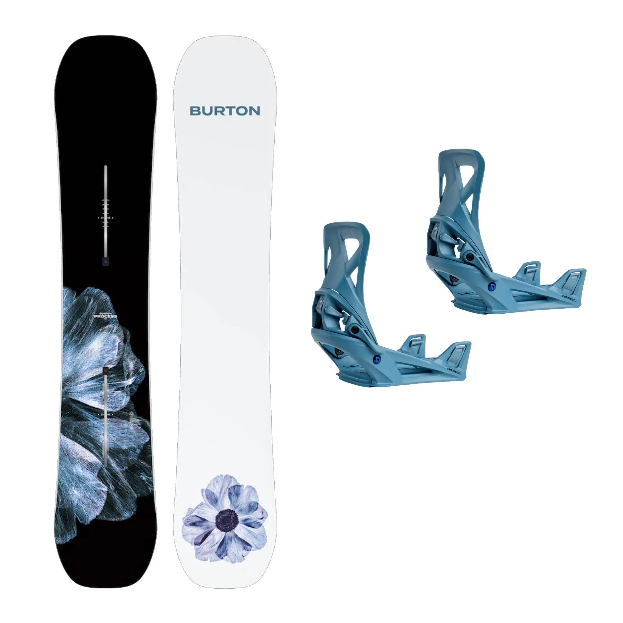 Burton Process Snowboard + Step On Snowboard Bindings 2026 Bundle - Image 2