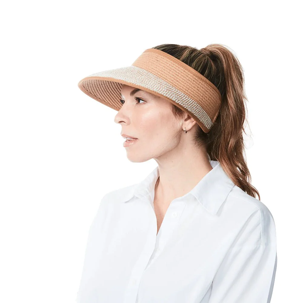 Canadian Hat Violet Womens Straw Visor 2023 - Image 4