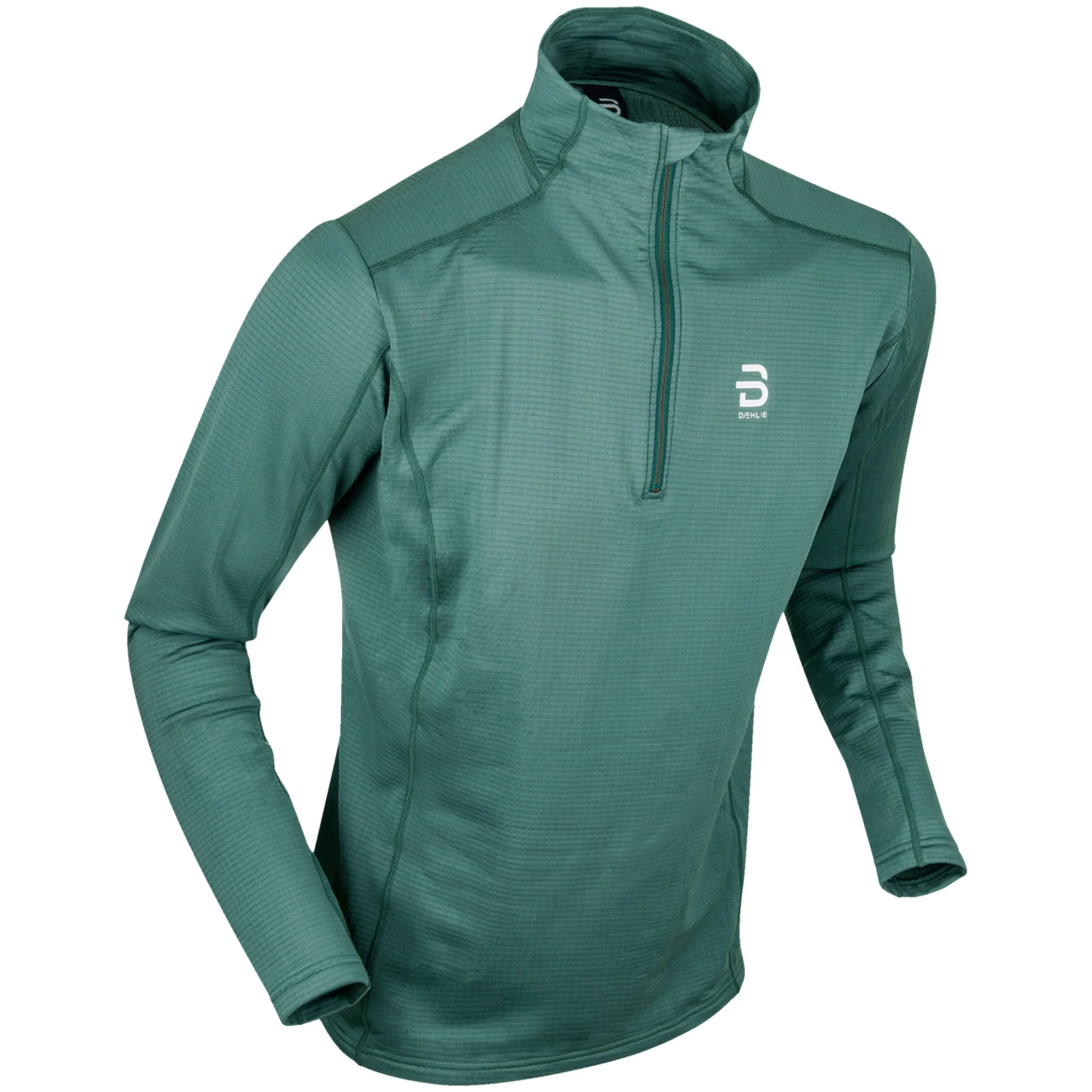 Daehlie Grid Mens Half Zip Midlayer - Image 2