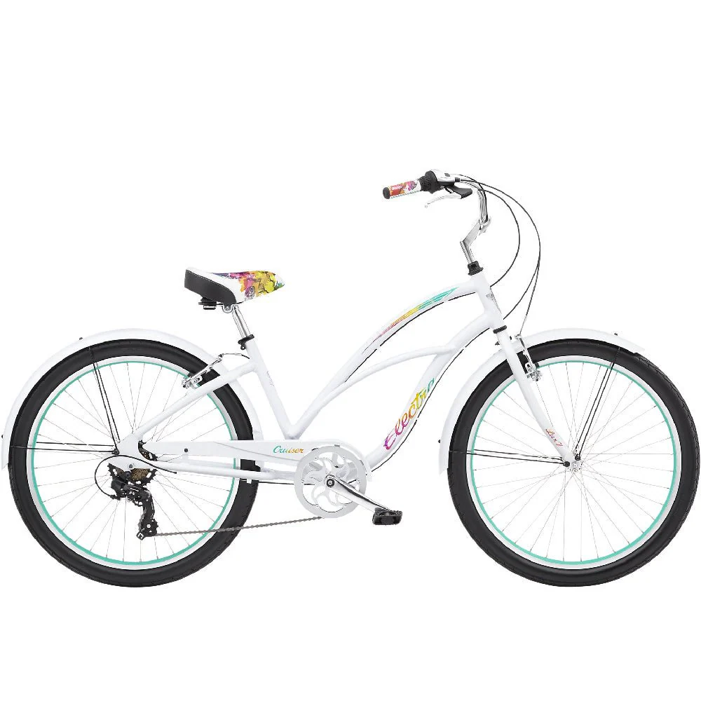 Electra Cruiser Lux 7D Ladies, Bright White 26" wheel