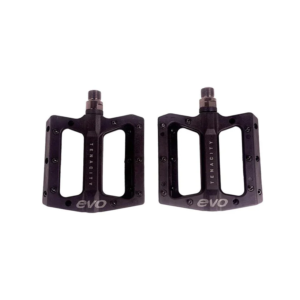 EVO Tenacity Platform Pedals Nylon Cr-Mo 9/16'' Black Pair - Image 2