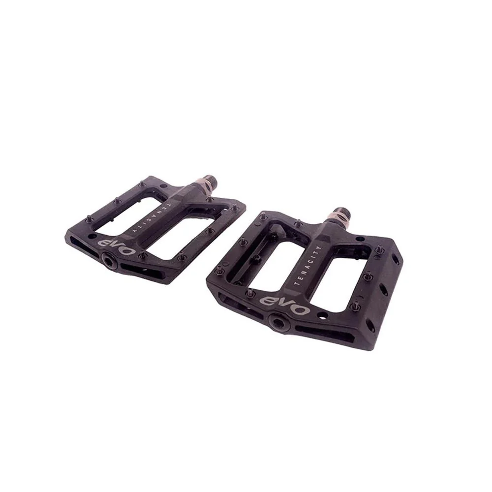 EVO Tenacity Platform Pedals Nylon Cr-Mo 9/16'' Black Pair - Image 3