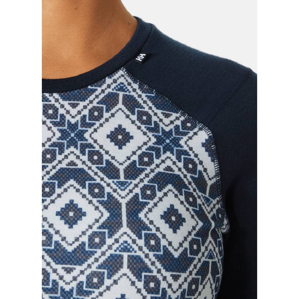Helly Hansen Lifa Merino MW Graph Womens Crew 2024 - Image 4