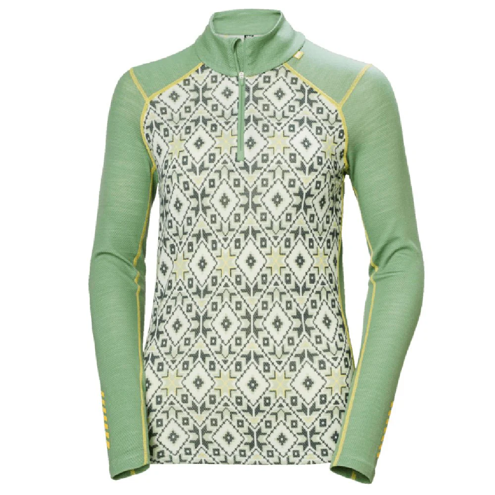 Helly Hansen Merino Midweight Graphic Womens Halfzip 2023 - Image 10