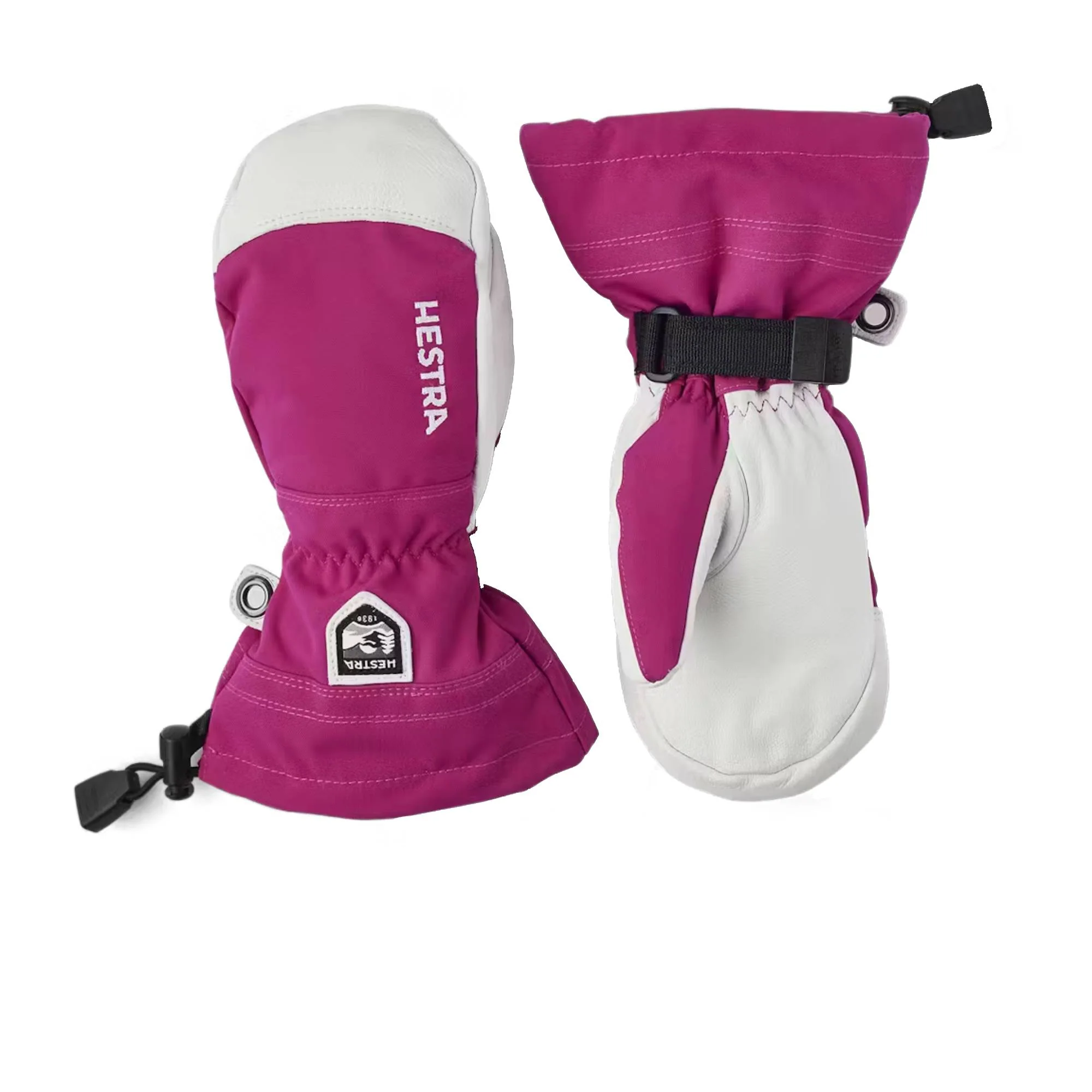 Hestra Army Leather Heli Ski Junior Mitt - Image 2