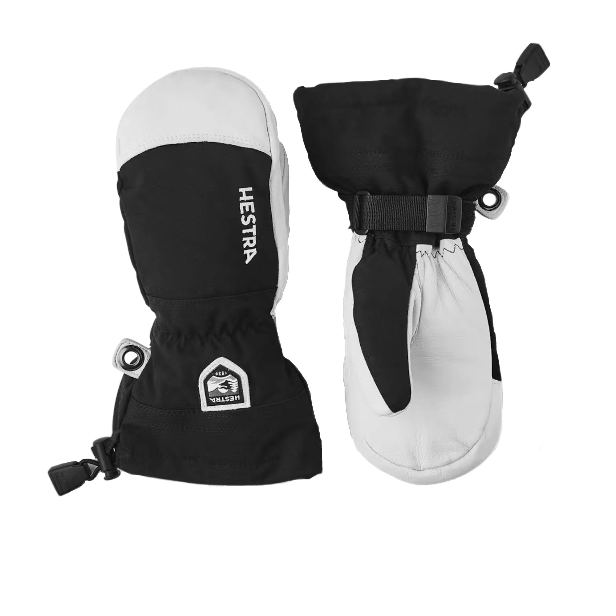 Hestra Army Leather Heli Ski Junior Mitt - Image 3