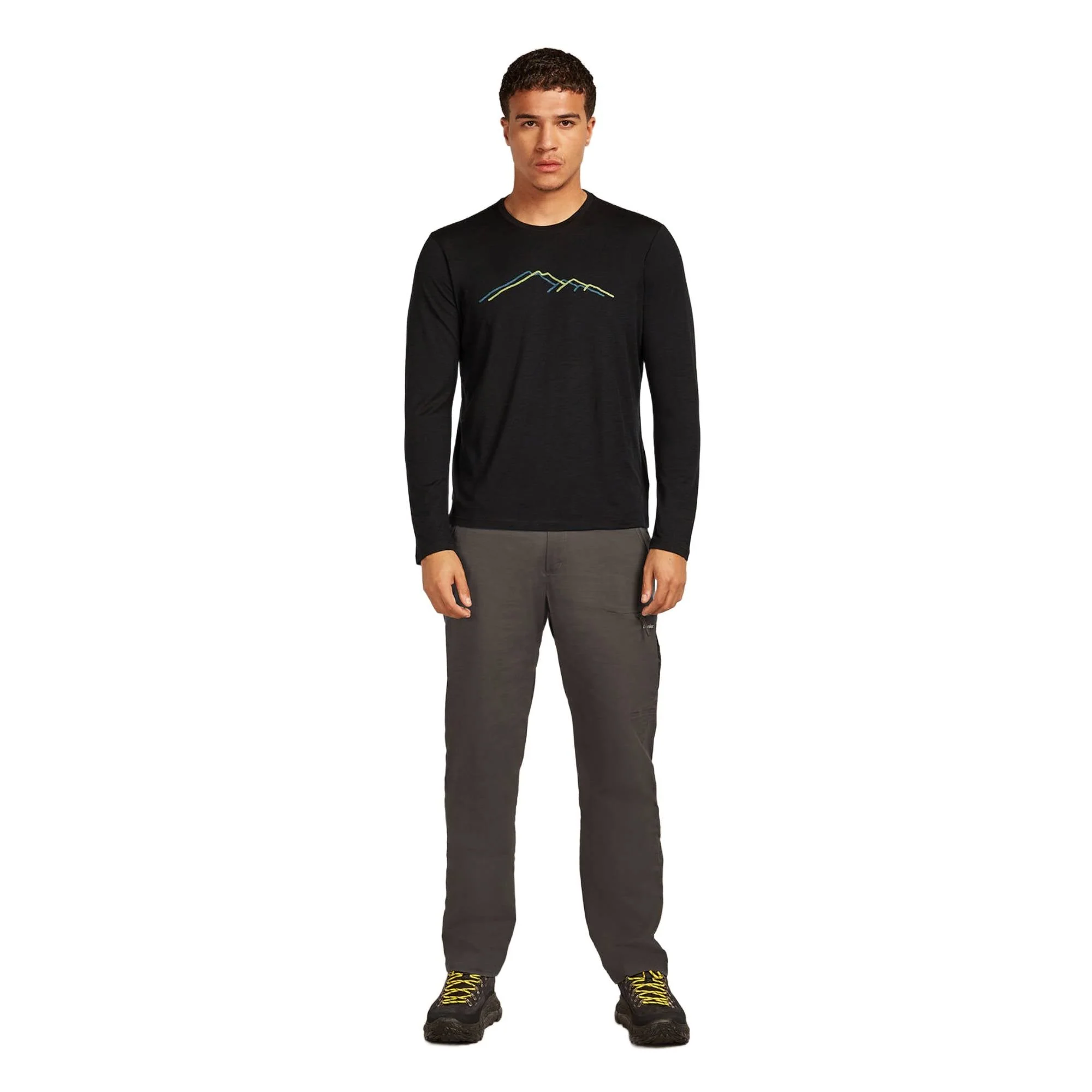 Icebreaker 150 Tech Lite Mens LS Tee GRX1 - Image 3