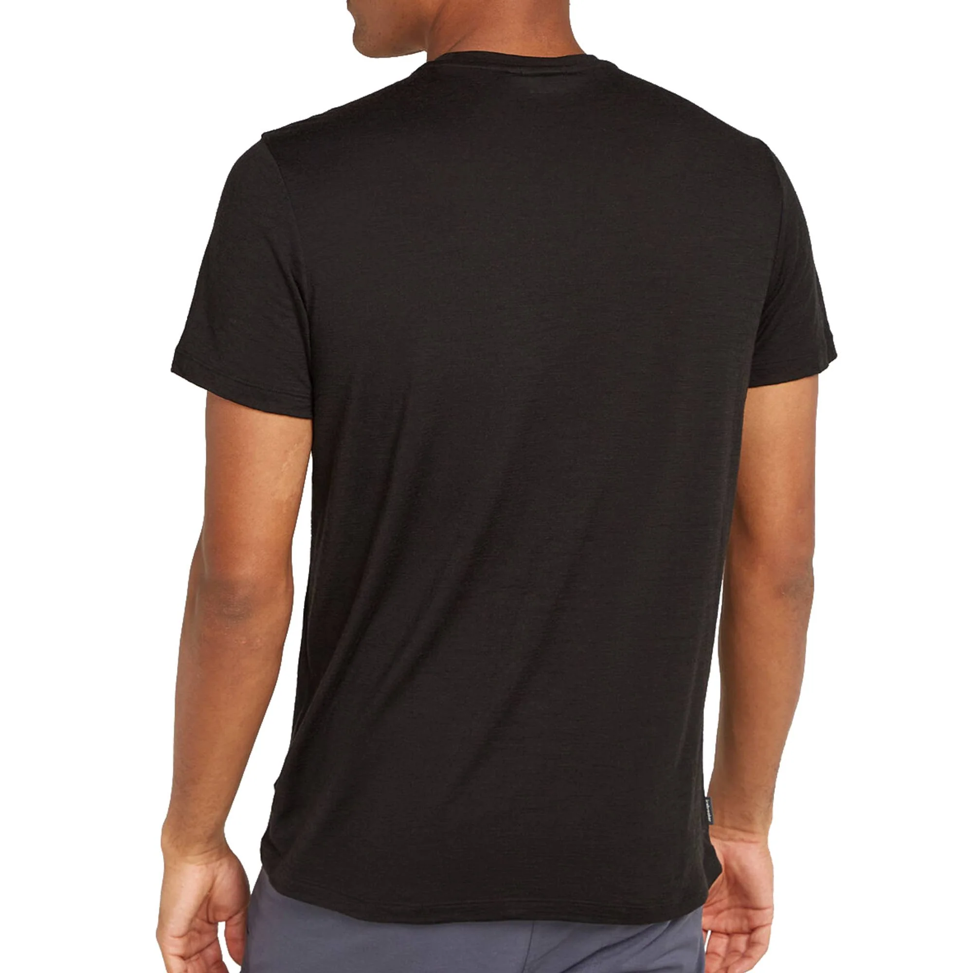 Icebreaker 150 Tech Lite Mens SS Tee Natural Ski Tour - Image 2