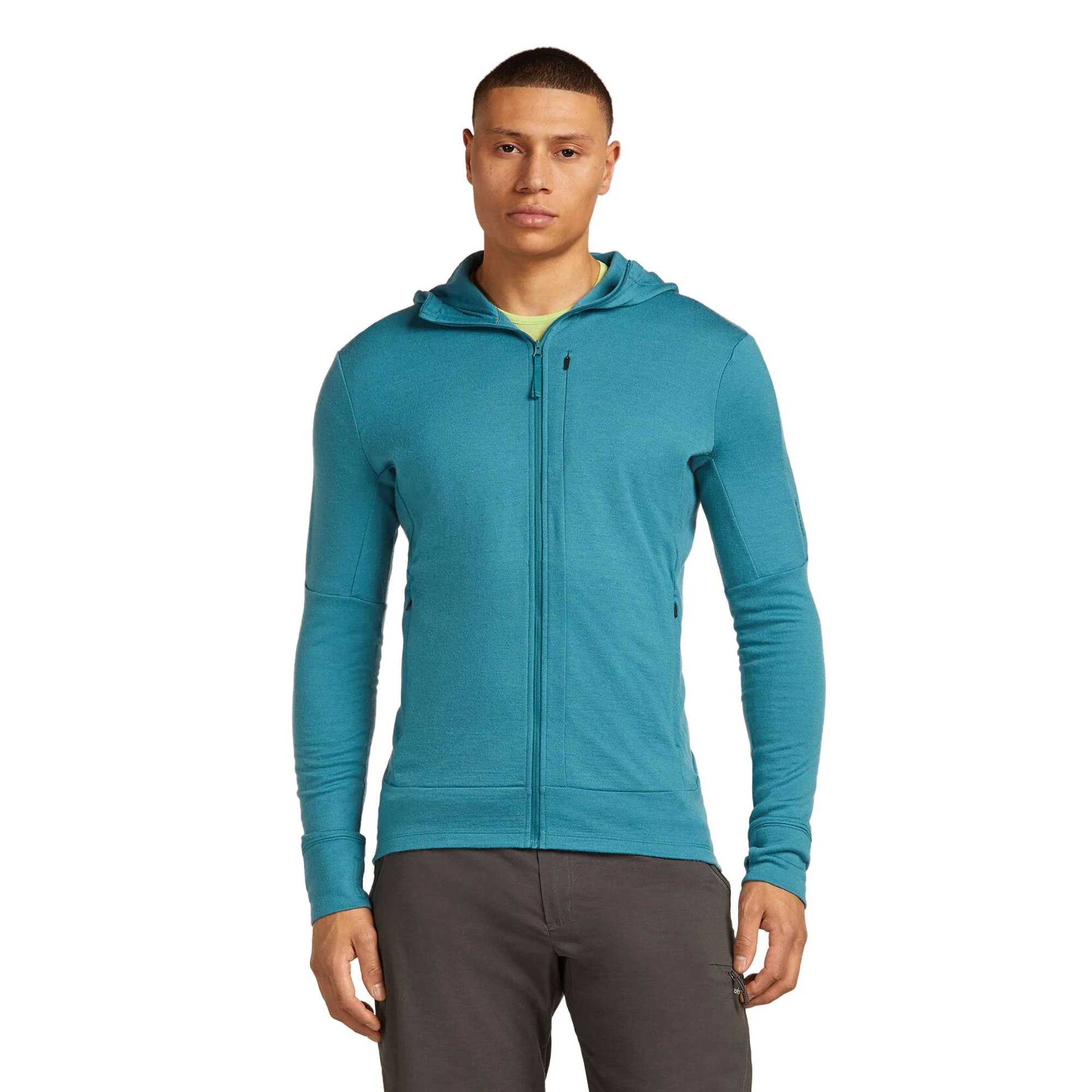 Icebreaker 260 Quantum Mens LS Zip Hoodie - Image 2