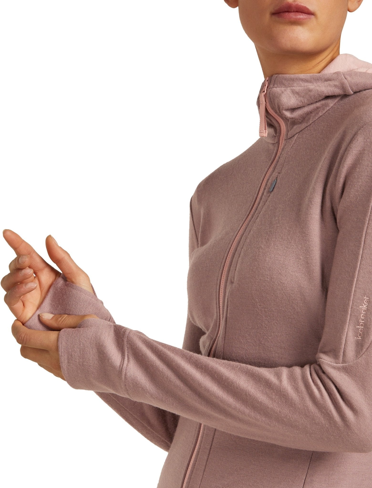 Icebreaker 260 Quantum Womens LS Zip Hoodie - Image 4