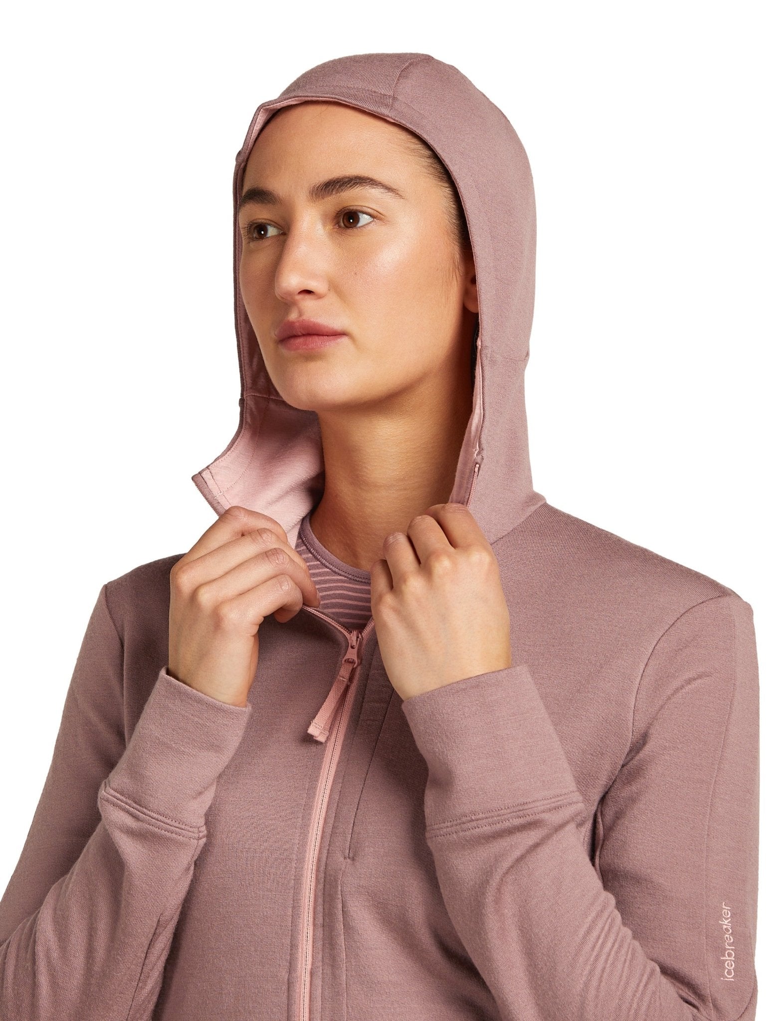 Icebreaker 260 Quantum Womens LS Zip Hoodie - Image 6