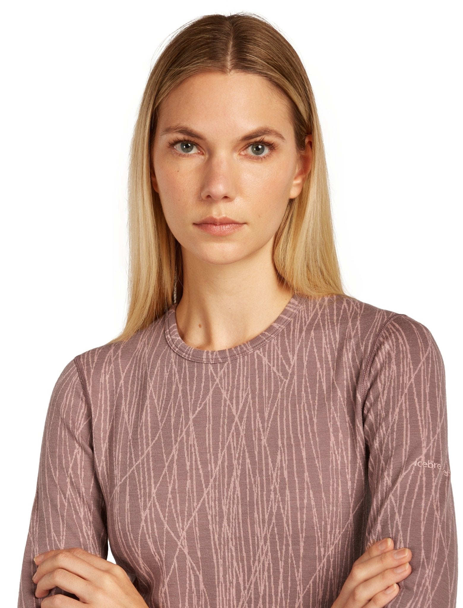 Icebreaker 260 Tech Vertex Womens LS Crewe GRX1 - Image 4