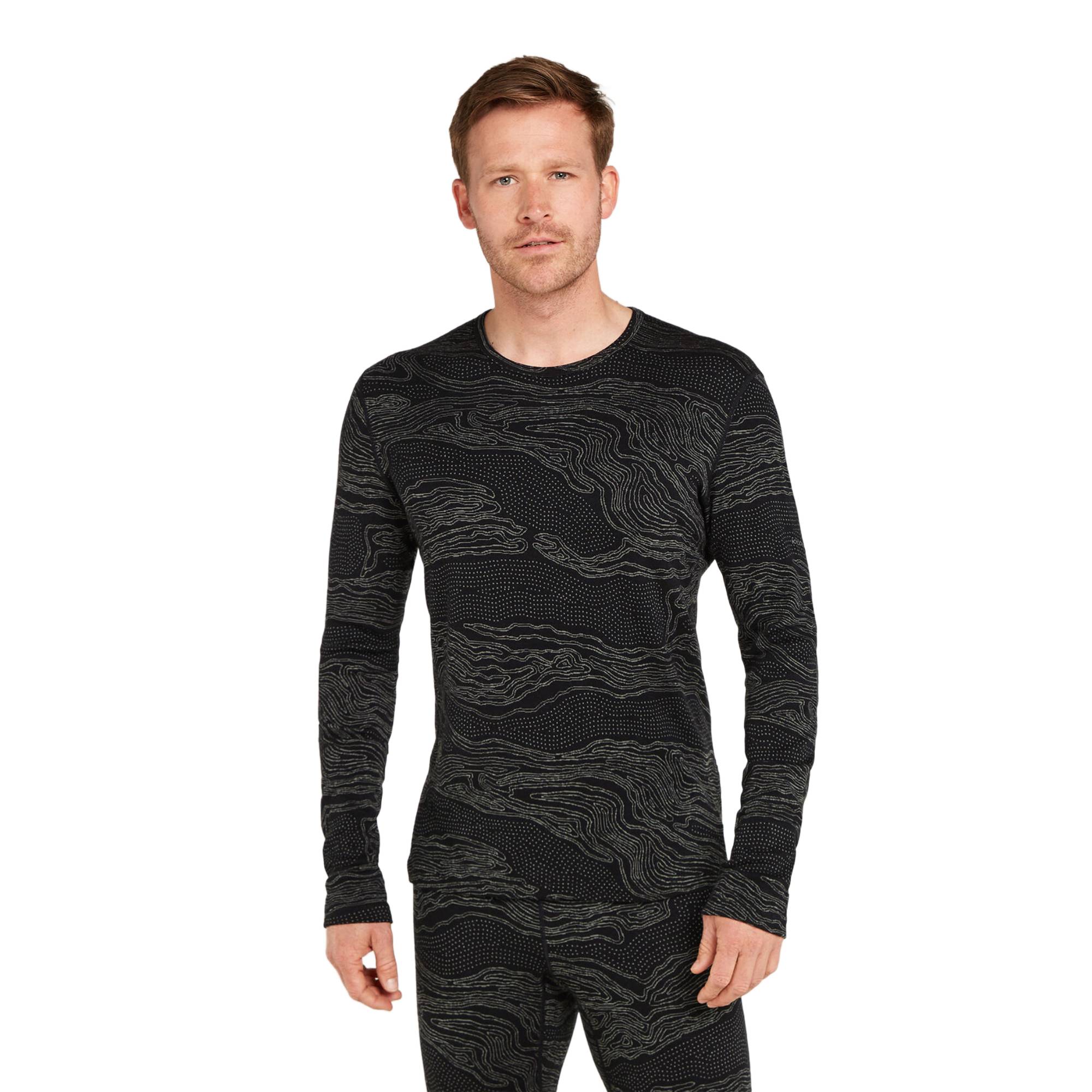 Icebreaker 260 Vertex Mens LS Crewe Snow Guide - Image 4