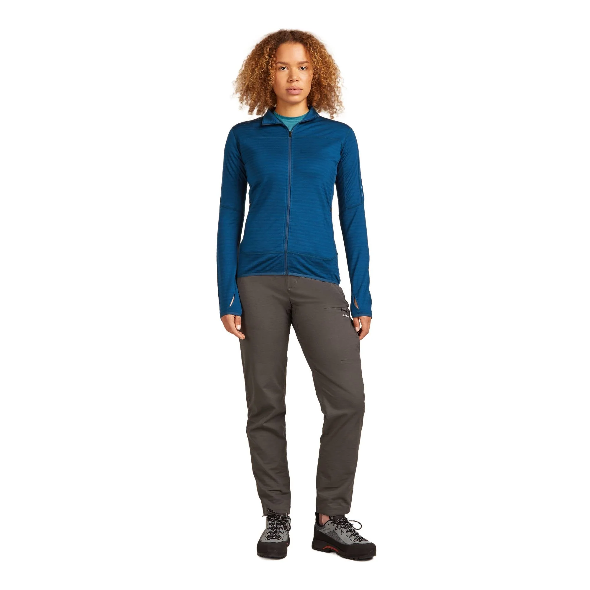 Icebreaker 300 RealFleece Descender Womens LS Zip - Image 3