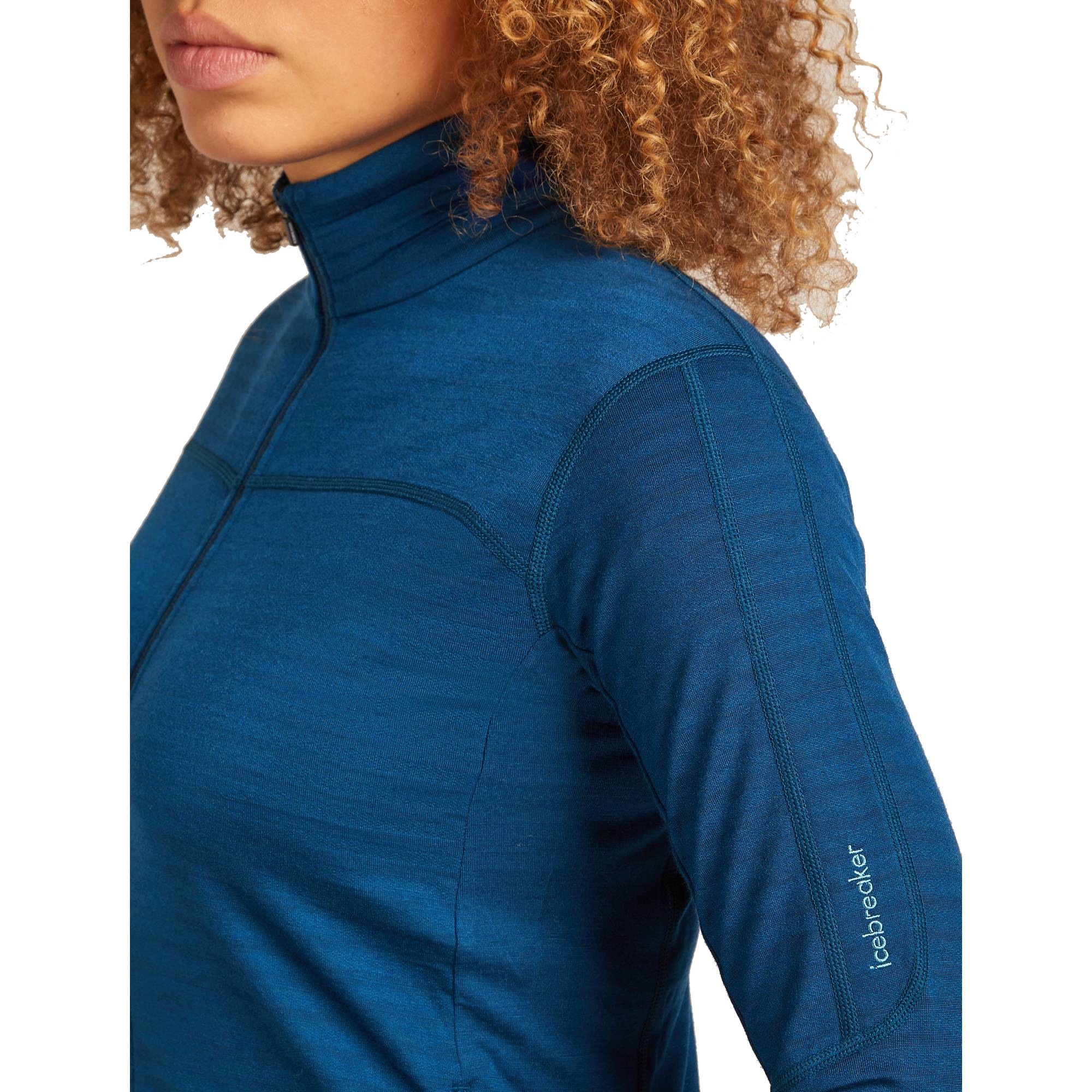 Icebreaker 300 RealFleece Descender Womens LS Zip - Image 6