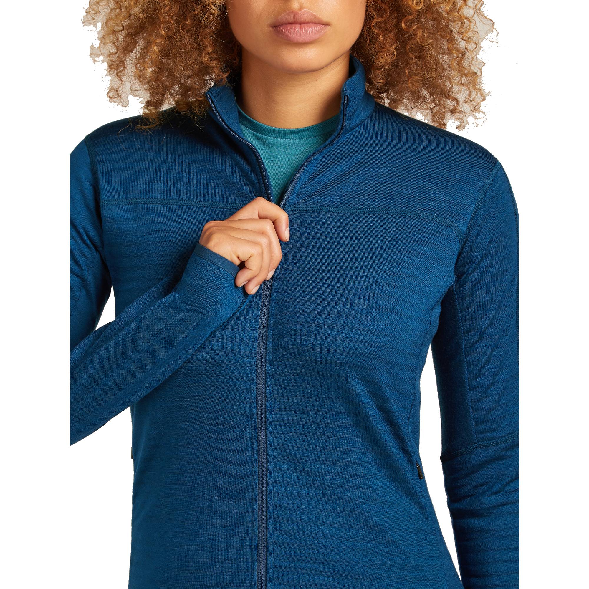 Icebreaker 300 RealFleece Descender Womens LS Zip - Image 7