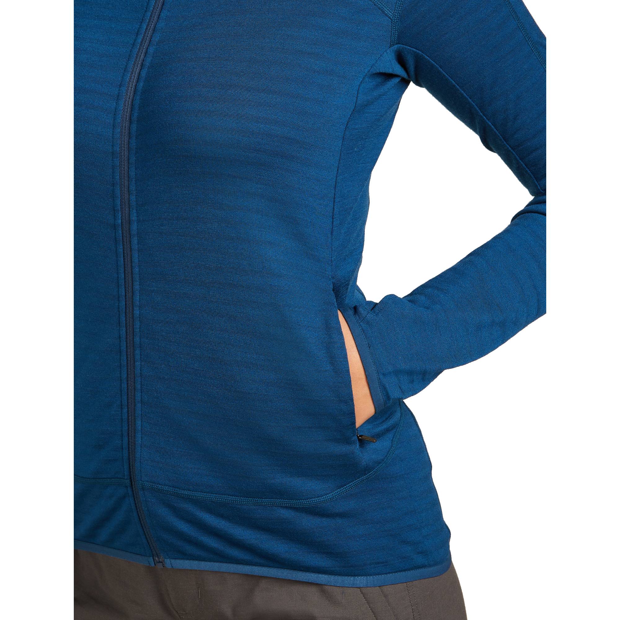 Icebreaker 300 RealFleece Descender Womens LS Zip - Image 9