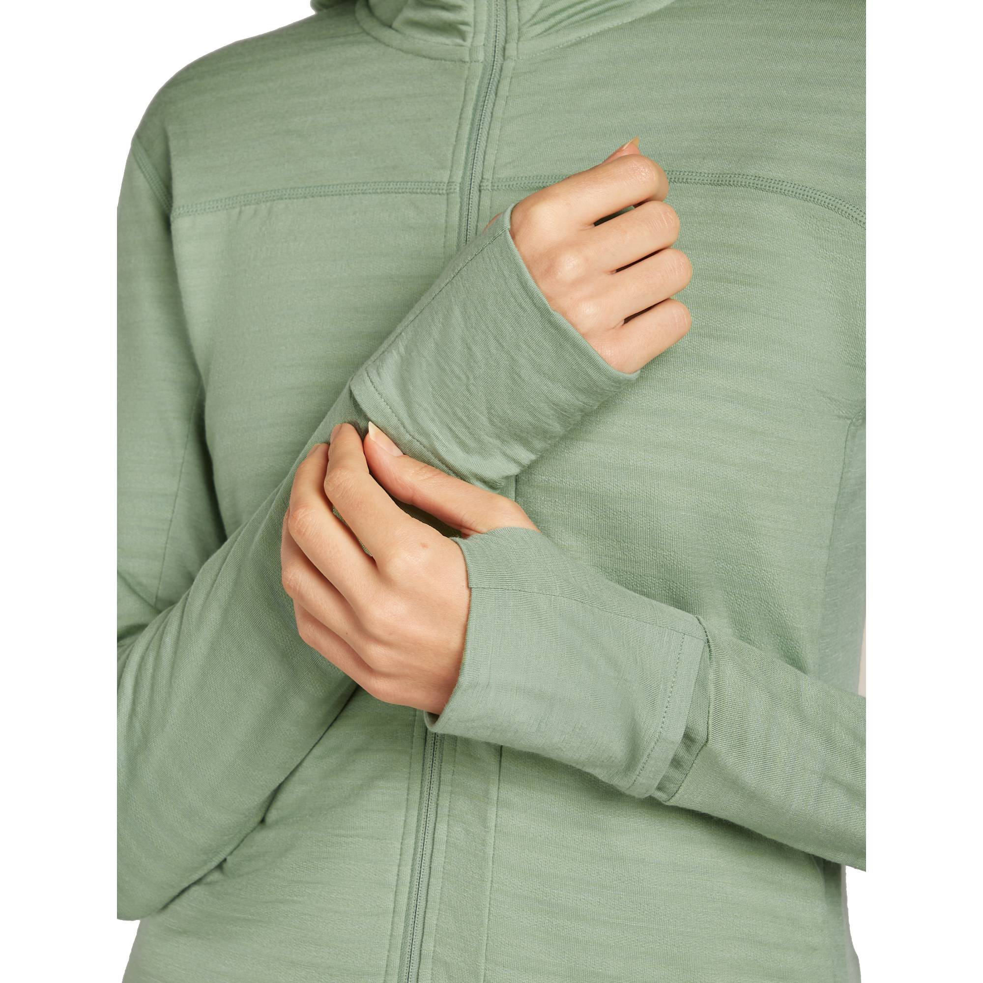 Icebreaker 300 RealFleece Descender Womens LS Zip Hoodie - Image 5