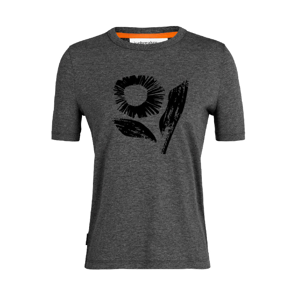 Icebreaker Central Flora Forms Womens SS Tee - Image 3