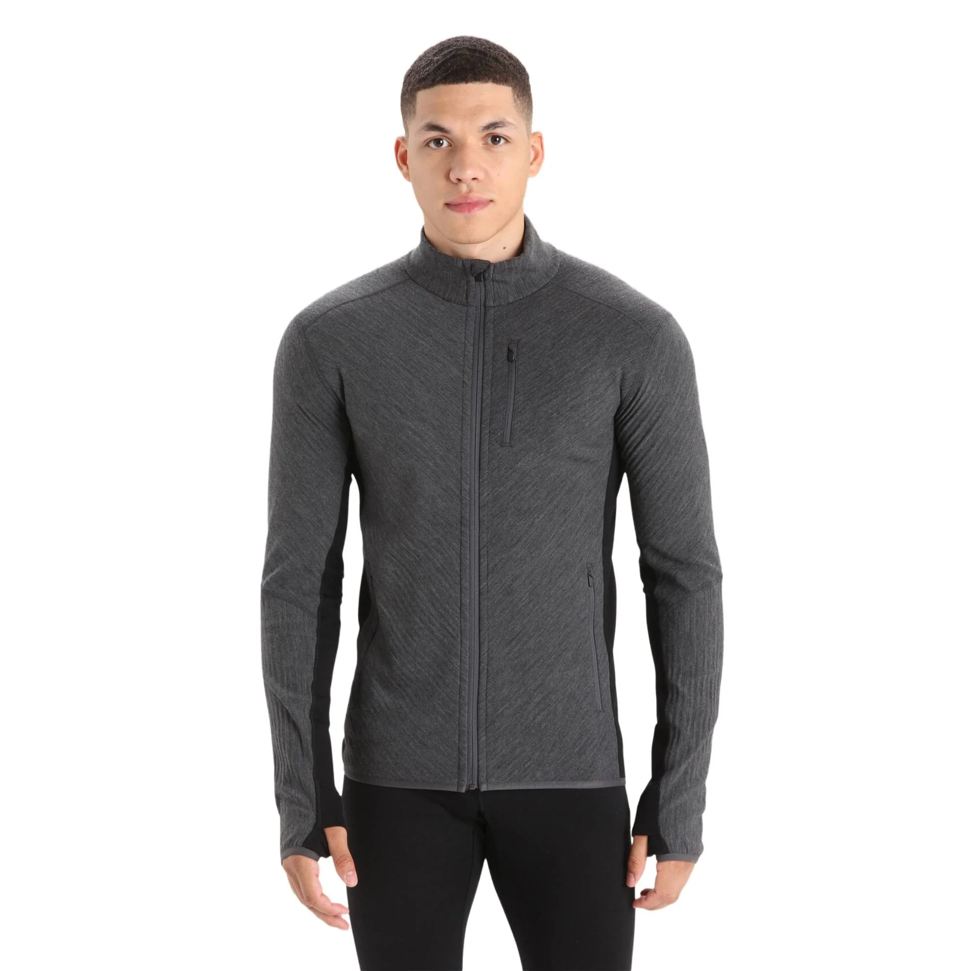 Icebreaker Descender Mens LS Zip - Image 11