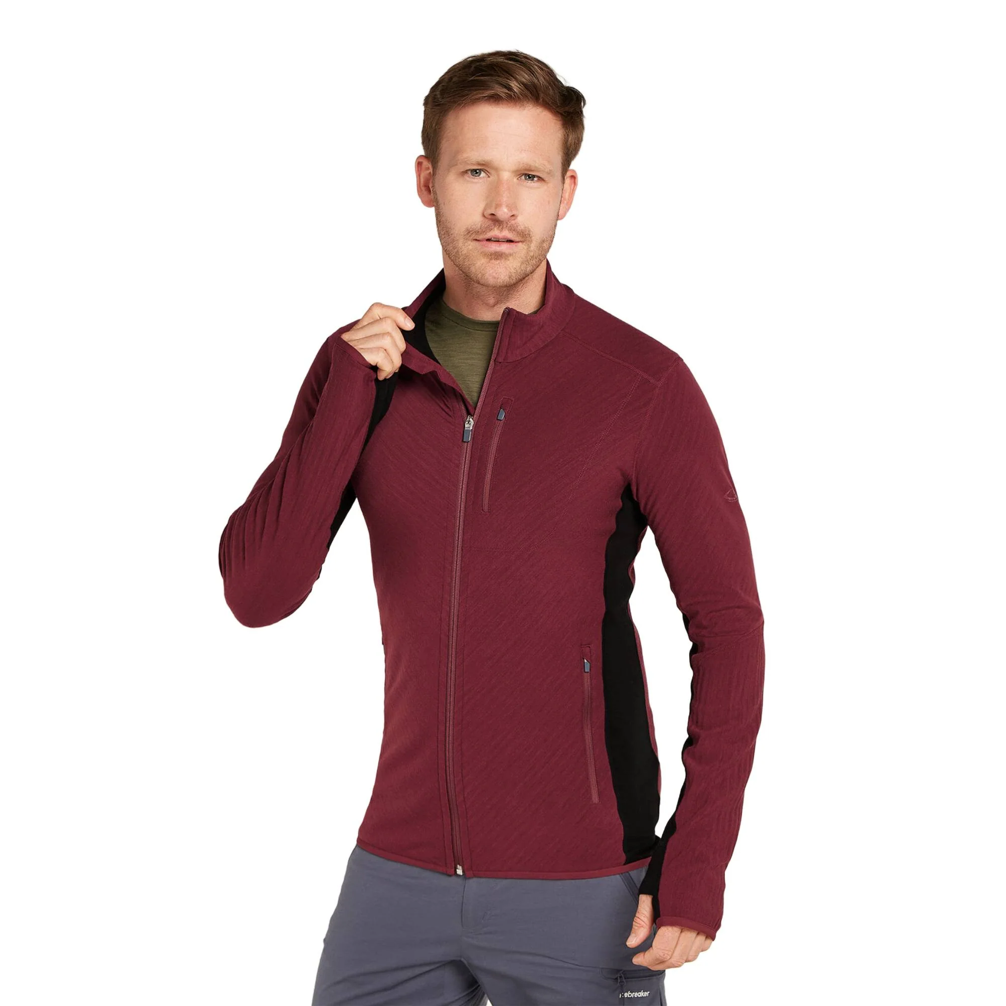 Icebreaker Descender Mens LS Zip - Image 6