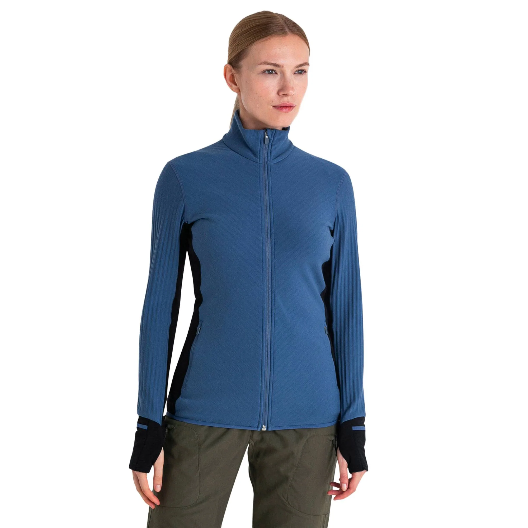 Icebreaker Descender Womens LS Zip - Image 4