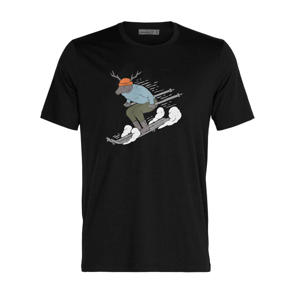 Icebreaker Tech Lite II Ski Rider Mens SS Tee - Image 8