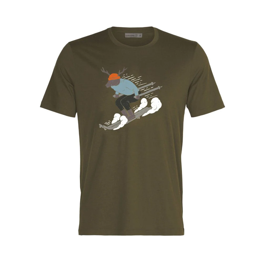 Icebreaker Tech Lite II Ski Rider Mens SS Tee - Image 9