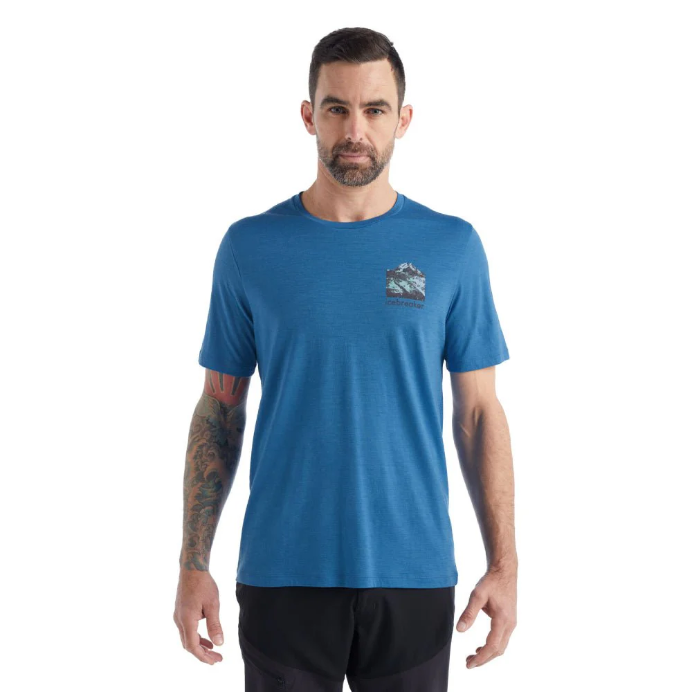 Icebreaker Tech Lite II South Alp Mens SS Tee - Image 2