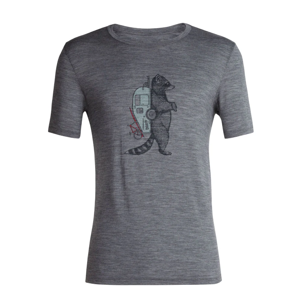Icebreaker Tech Lite II Waschbar Wandering Mens SS Tee - Image 6