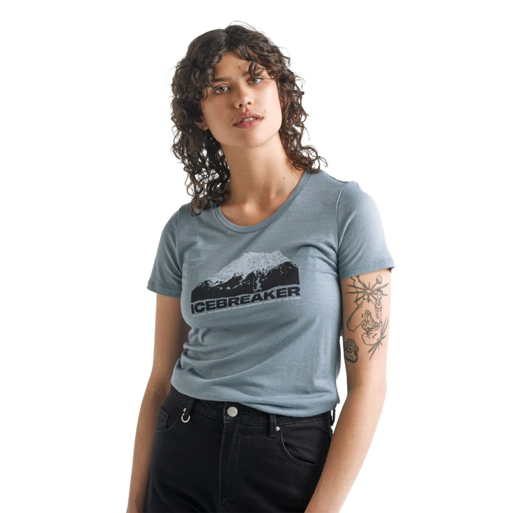 Icebreaker Tech Lite Womens SS Low Crewe IB Mountain 2021