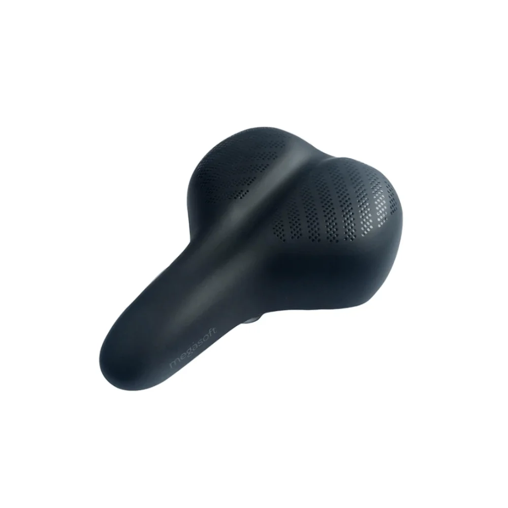 Megasoft R195 Recreational Saddle 265 x 195mm Unisex Black