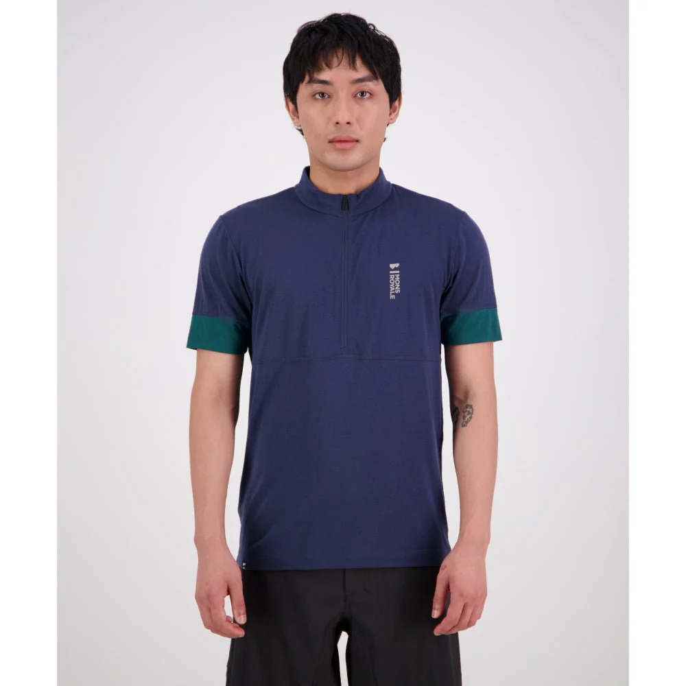 Mons Royale Cadence Half Zip Mens Jersey - Image 2
