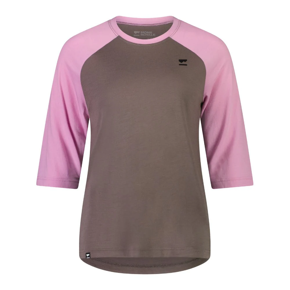 Mons Royale Tarn Merino Raglan 3/4 Sleeve Womens Jersey - Image 2