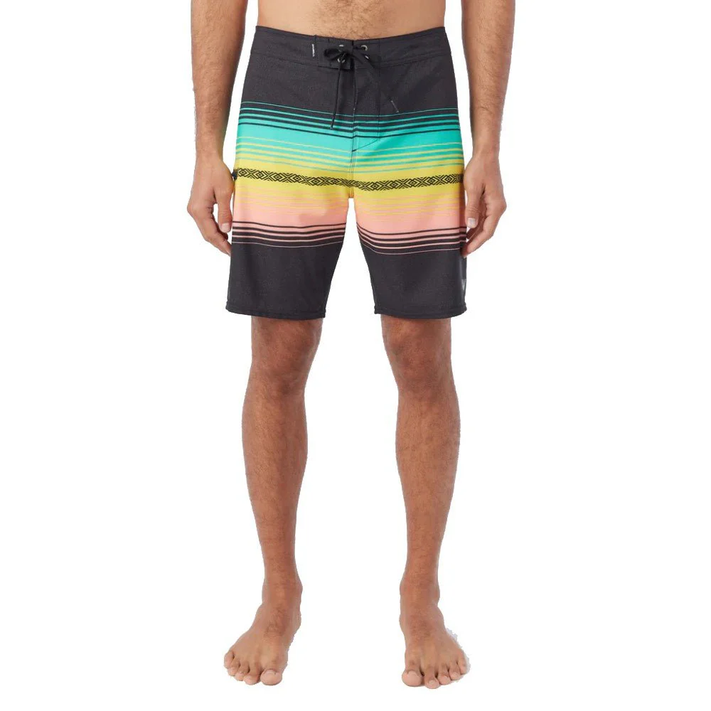Oneill Hyperfreak Heat Stripe Mens 19" Shorts 2023