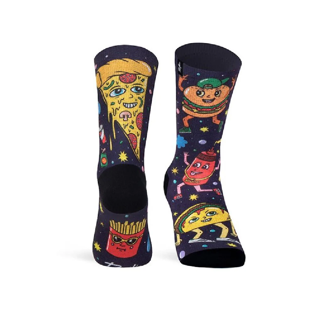 Pacific and Co Fast Foods Cycling Socks - Image 2