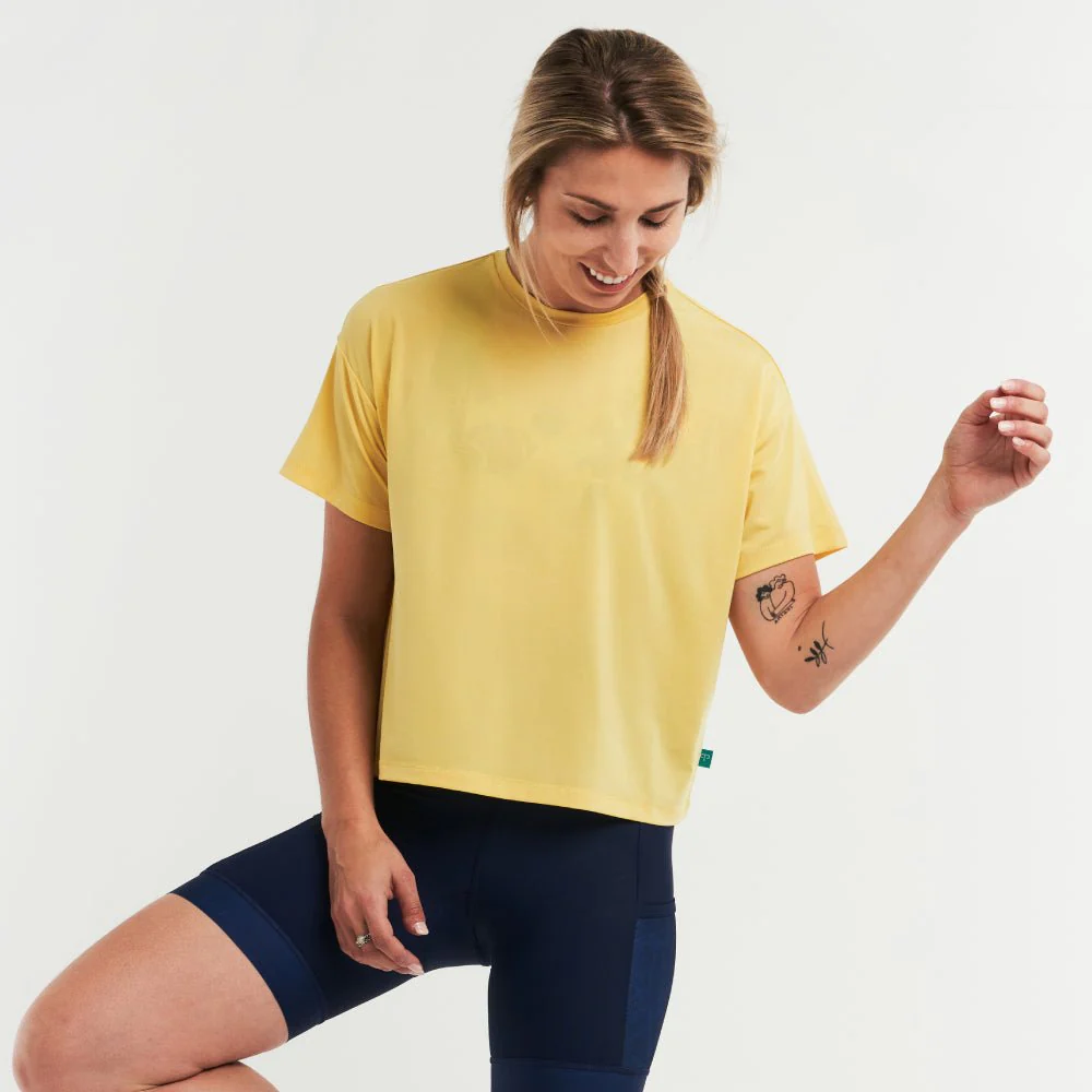 Peppermint Gravel Crop Womens T-Shirt - Image 4