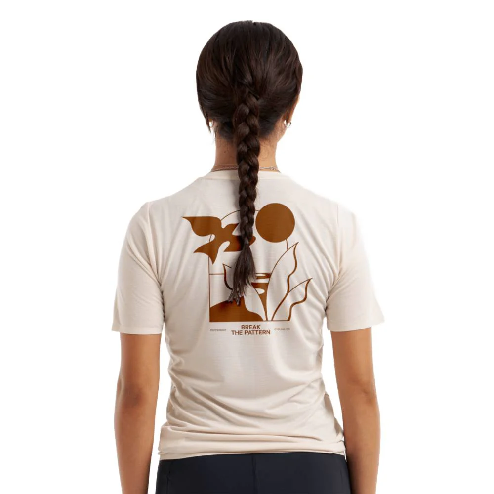 Peppermint Gravel Short Sleeve Womens Jersey - Image 2