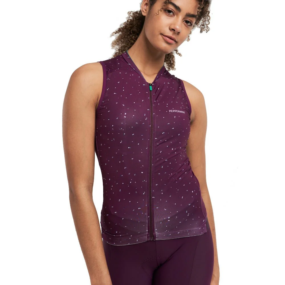 Peppermint Sleeveless Womens Jersey - Image 2
