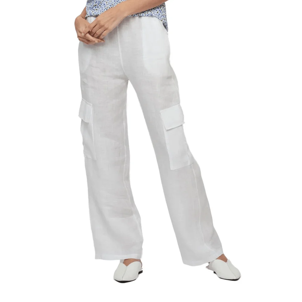 Pistache Womens Linen Cargo Pant 2024 - Image 13