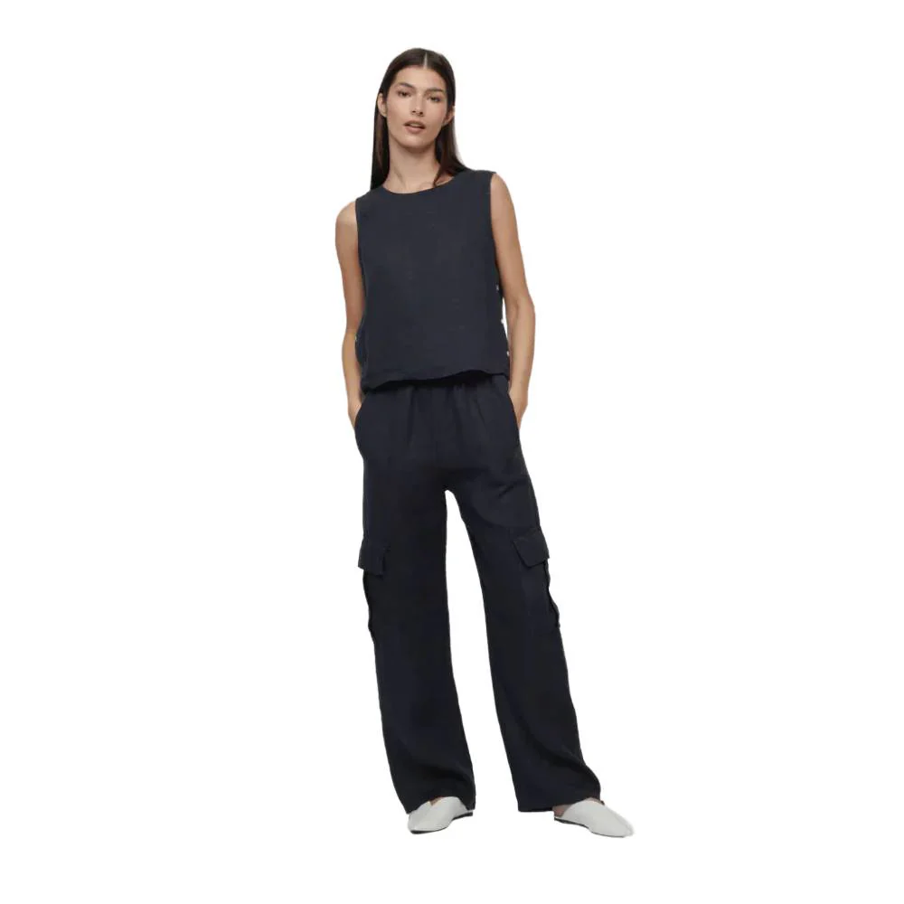 Pistache Womens Linen Tank 2024 - Image 2