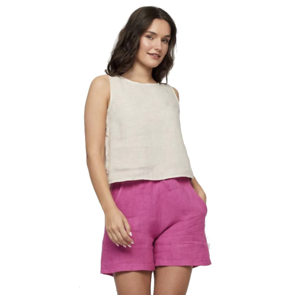 Pistache Womens Linen Tank 2024 - Image 5