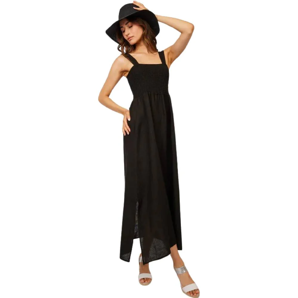 Pistache Womens Maxi Linen Bunched Top Dress 2024 - Image 8