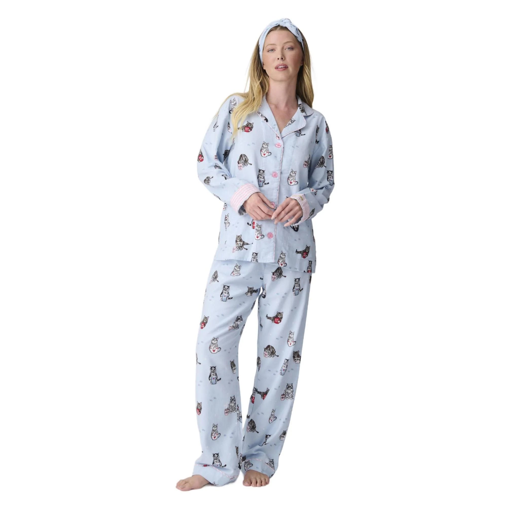PJ Salvage Womens Flannel PJ Set 2025 - Image 4