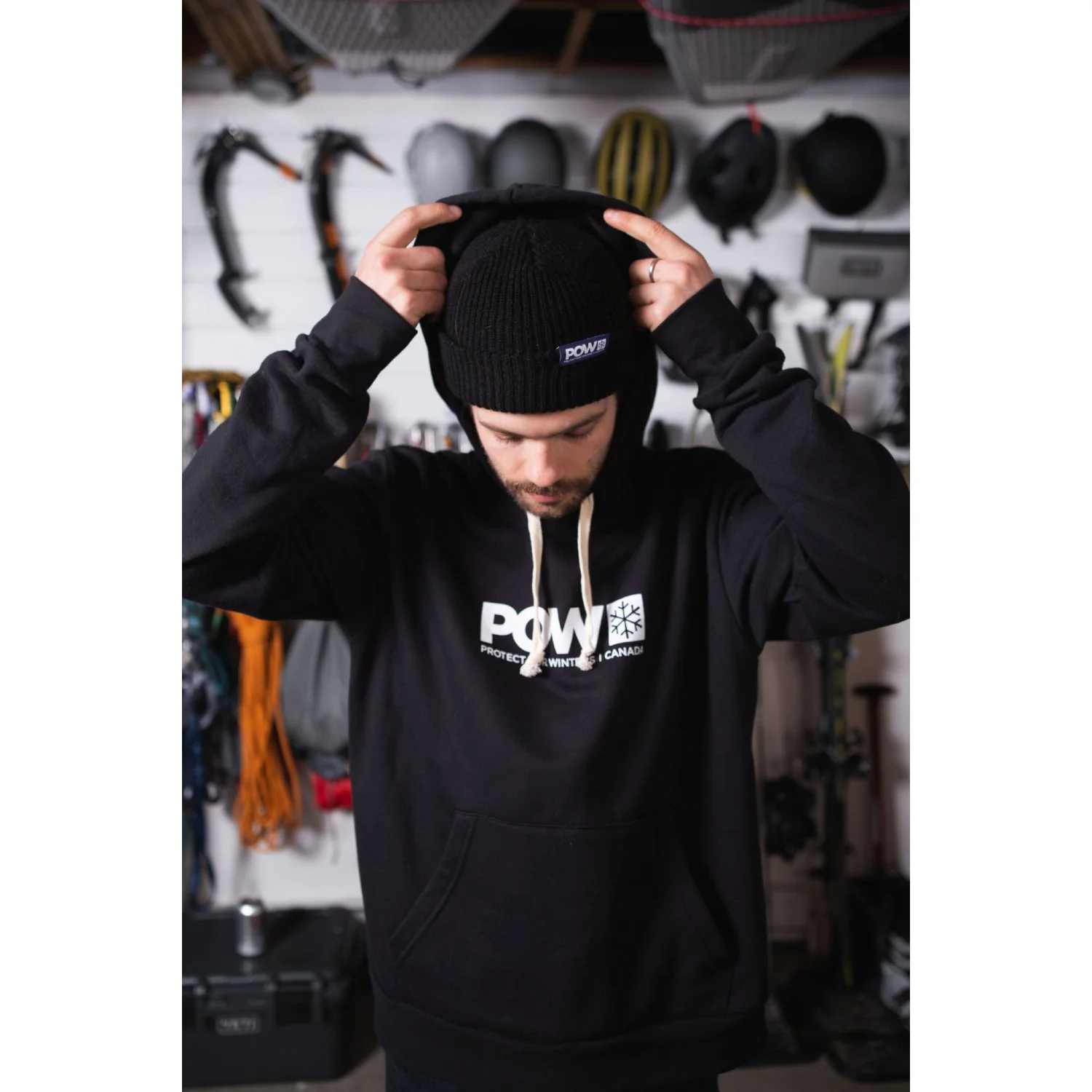 POW Canada Logo Beanie - Image 3