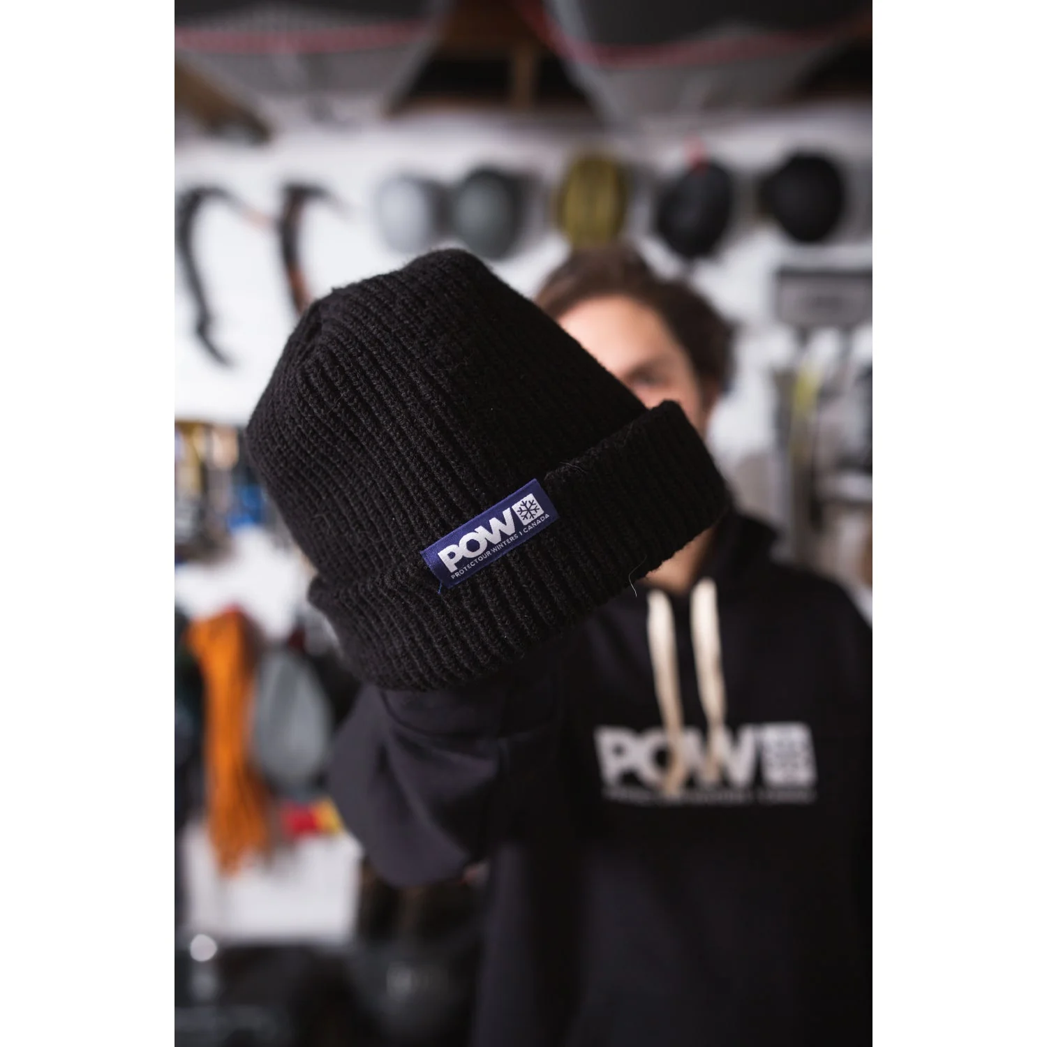 POW Canada Logo Beanie - Image 4