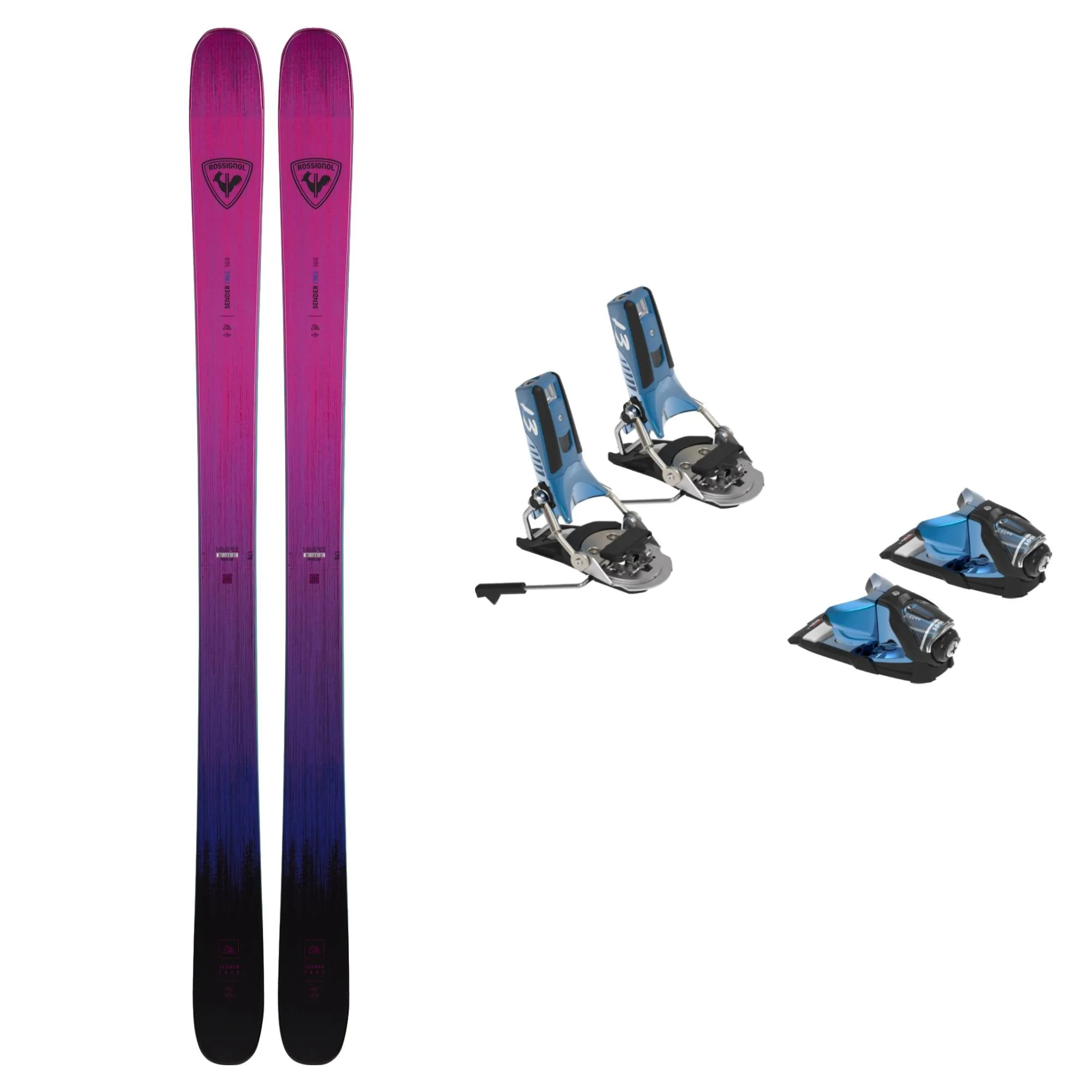 Rossignol Sender Free 100 Ski + Pivot 2.0 13 GW Bindings 2026 Bundle